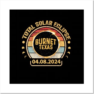 Burnet Texas Tx Total Solar Eclipse 2024 Totality Posters and Art